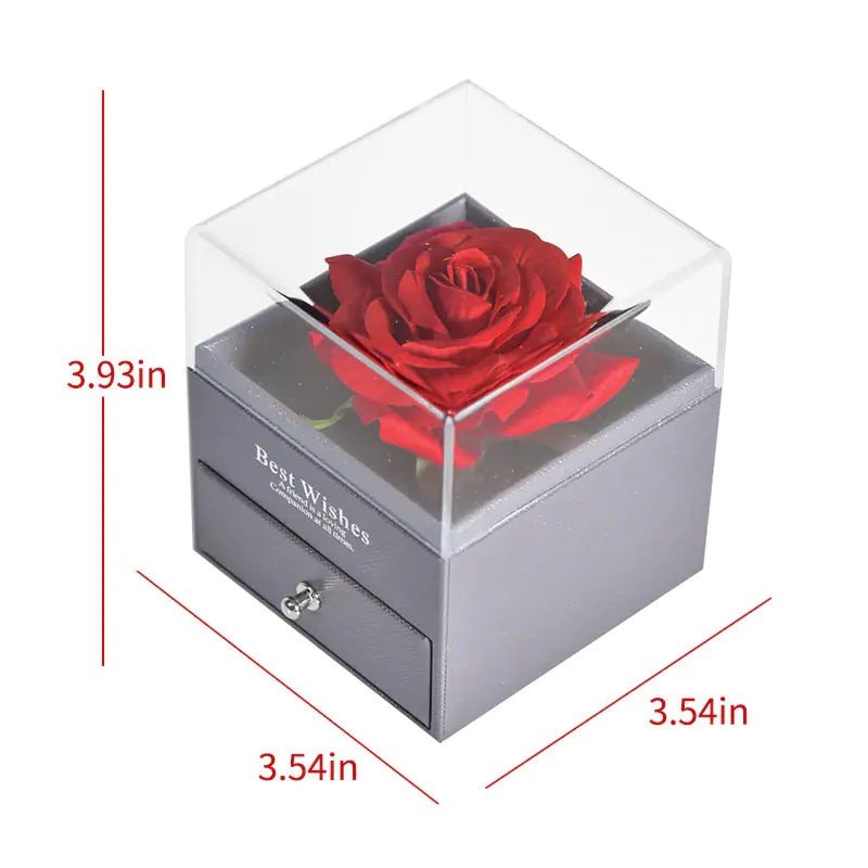 Halskette in Rose Flower Box 13 Farben