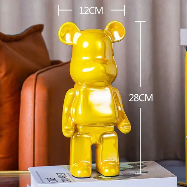 Luxurious Bearbrick Nachbildung Statue 20cm/28cm