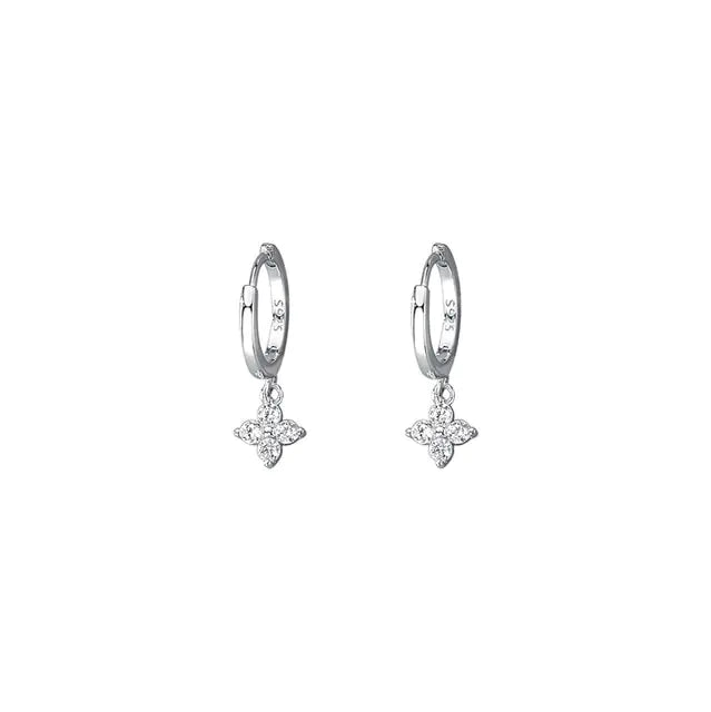 925 Silver Floral Sweet Earrings