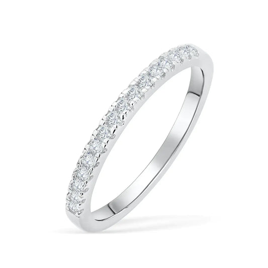 925er Silber Diamond Ring silber/rose