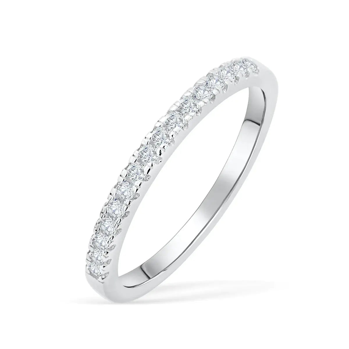 925er Silber Diamond Ring silber/rose