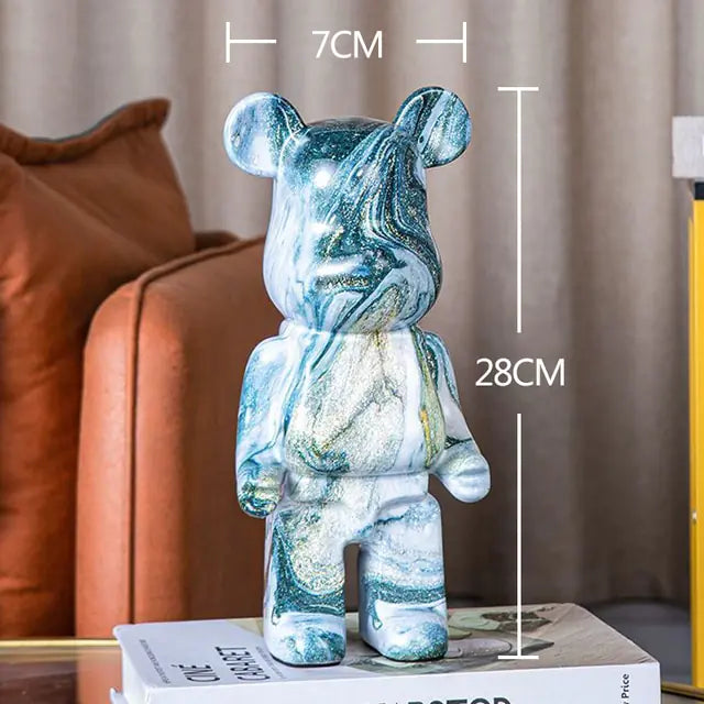 Luxurious Bearbrick Nachbildung Statue 20cm/28cm