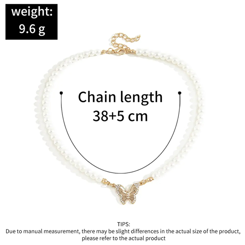 Choker Pearl Necklace (verschiedene Designs)
