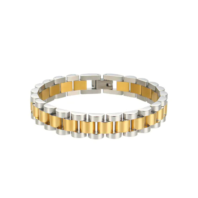 Gold Plated Bracelet silber/gold 16,5/18/21cm