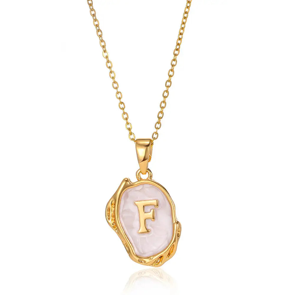 Letters Dimensional Necklace gold/platin