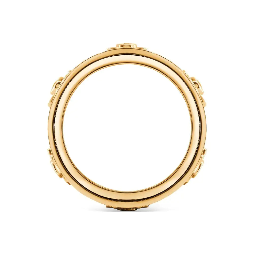 Handmade Diamond Ring silber/gold/rose