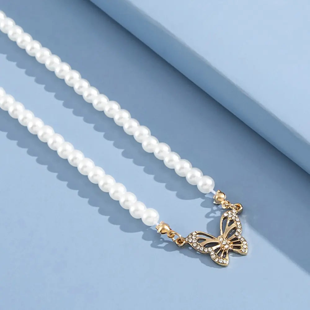 Choker Pearl Necklace (verschiedene Designs)