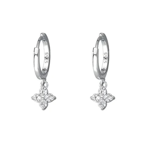925 Silver Floral Sweet Earrings