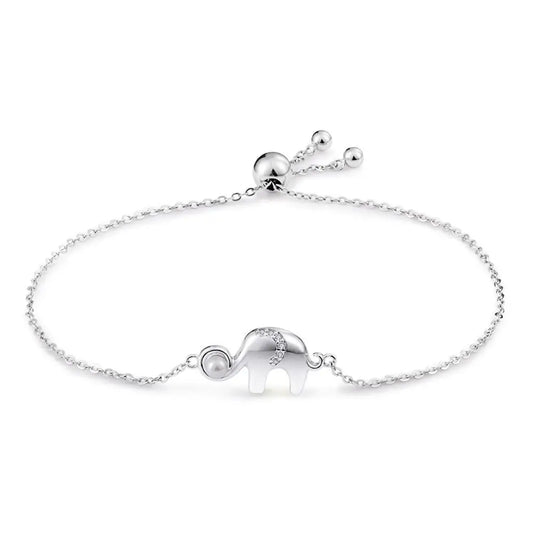 925er Silber Elephant Bracelet