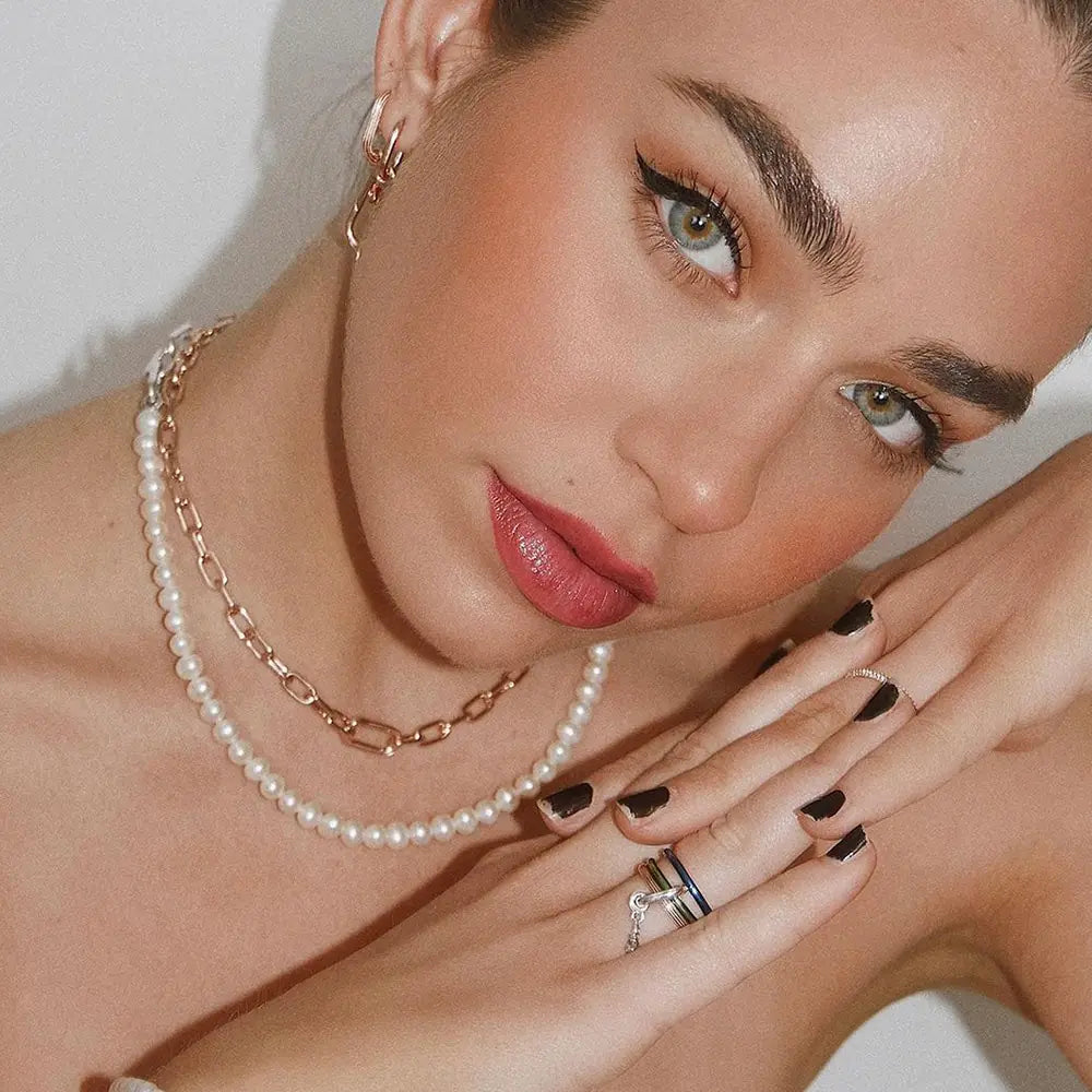 925 Silver Pearl Necklace