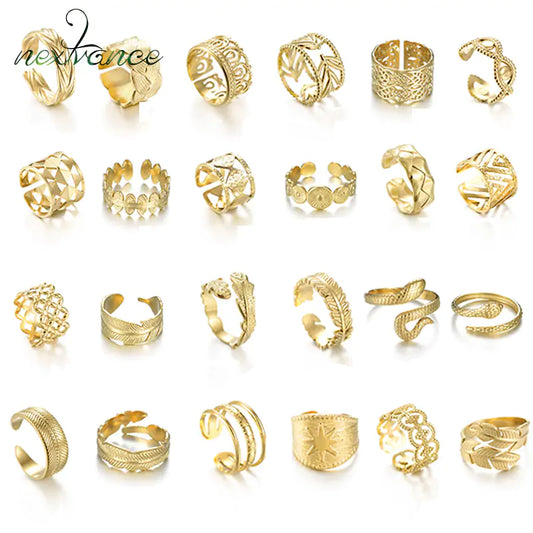 Gold Cocktail Ring (Universal Größe)