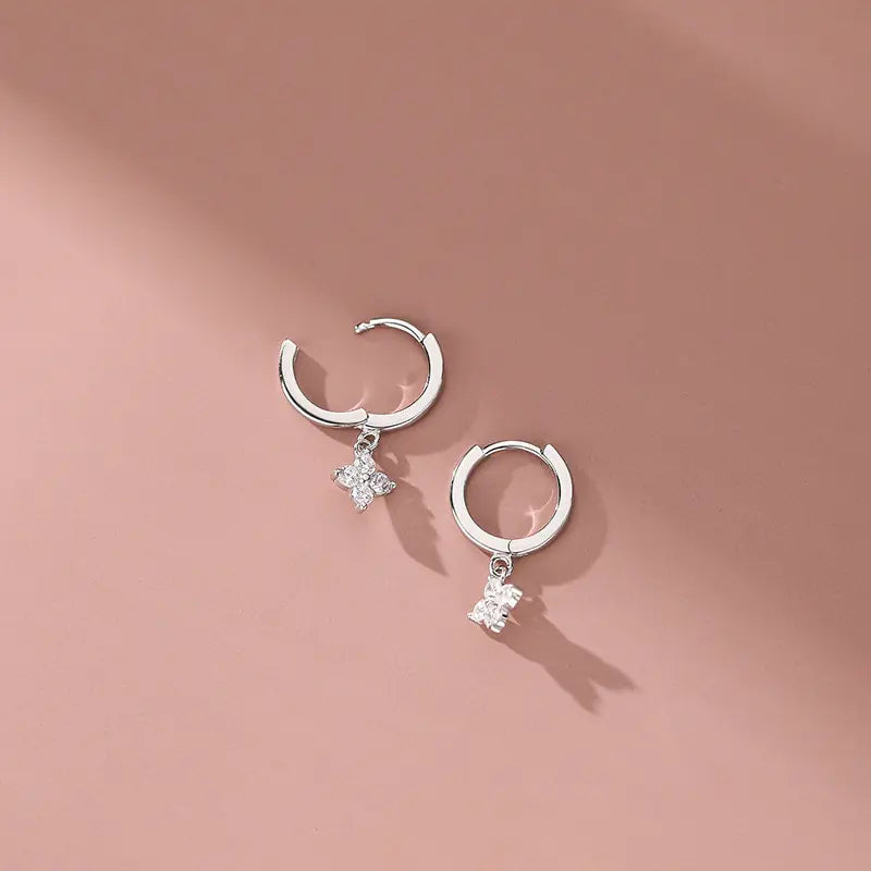 925 Silver Floral Sweet Earrings