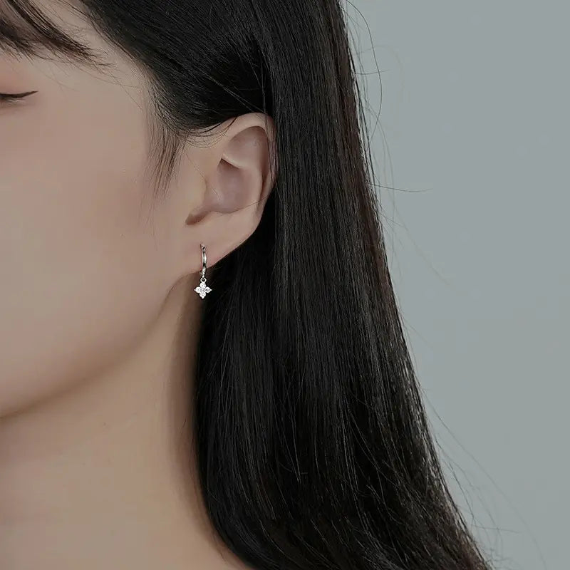 925 Silver Floral Sweet Earrings