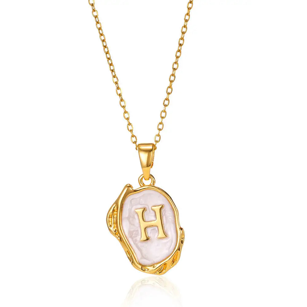 Letters Dimensional Necklace gold/platin