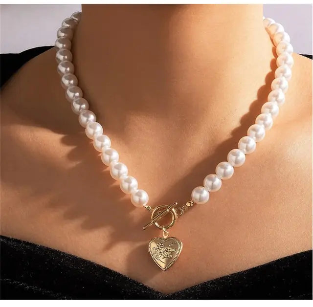 Choker Pearl Necklace (verschiedene Designs)
