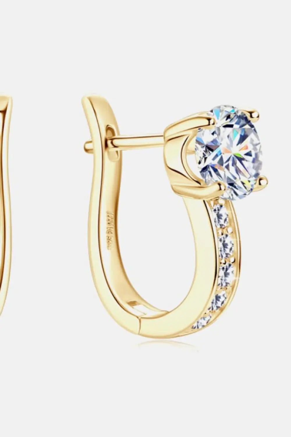 925 Silver 2 CT Moissanite Earrings