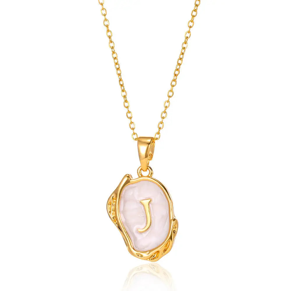Letters Dimensional Necklace gold/platin