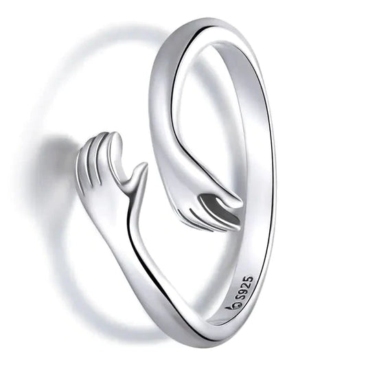 925er Silber Embrace Ring gold/silber/rose