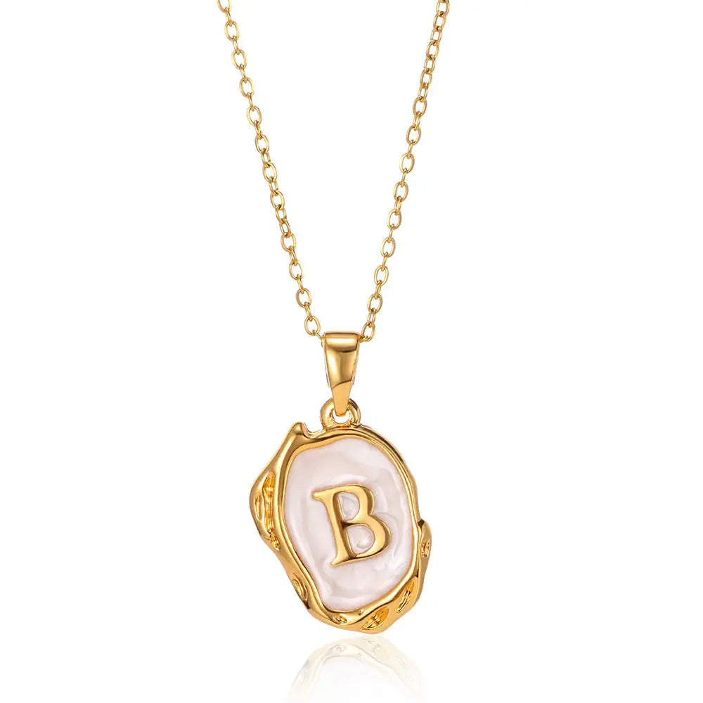 Letters Dimensional Necklace gold/platin