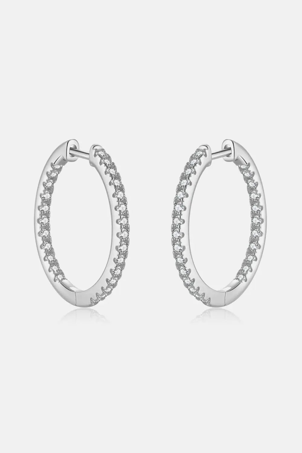 925 silver huggie earrings gold/silver