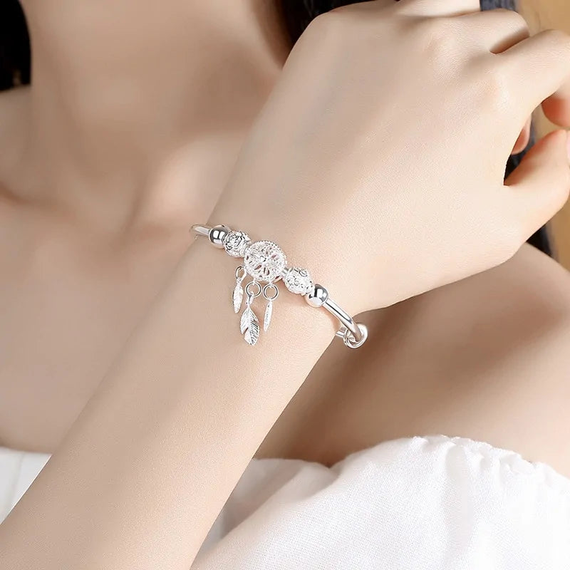 925er Silber Dreamcatcher Bracelet